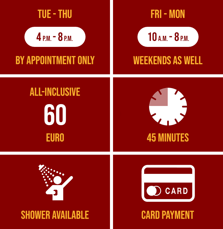 Pictogram Massage Service EN